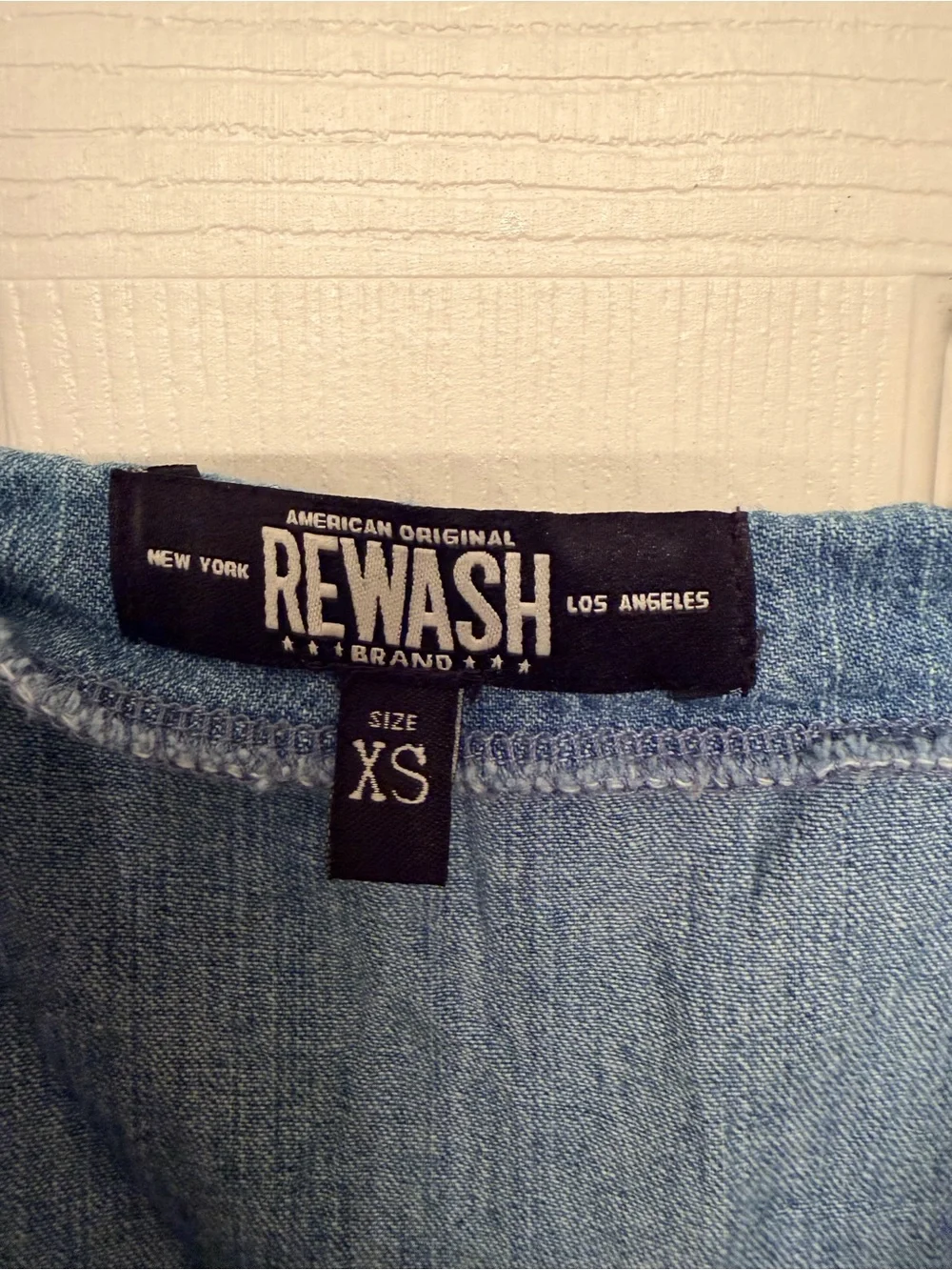 Rewash Light Blue Denim Jumpsuit